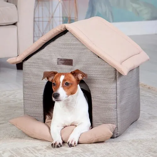 Деревянные домики для собак в квартиру